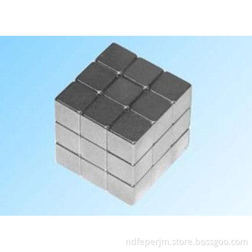 Strong N48 Iron / Boron Rare Earth Metal Magnet Block for T